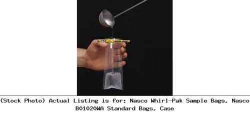 Nasco whirl-pak sample bags, nasco b01020wa standard bags, case for sale