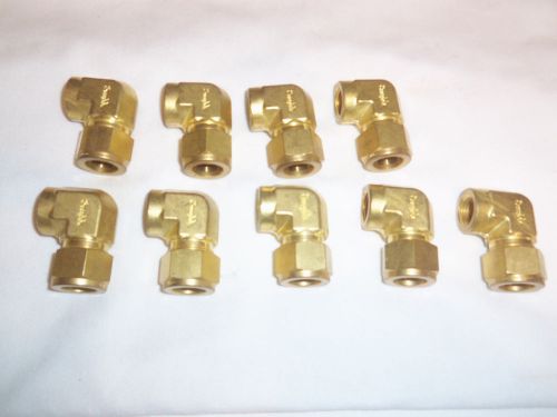 9 New Swagelok Female Elbows 5/8&#034; tube X 3/8 Tube