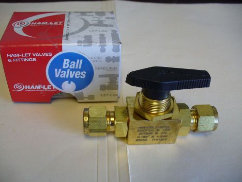 Ham-Let H-6800 High Performance Brass Ball Valve.