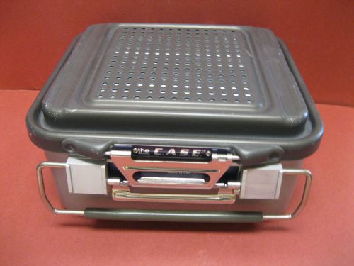 GENESIS MEDICAL STERILIZATION CASE W/ BASKET 12-1/2&#034; x 12&#034; x6&#034;