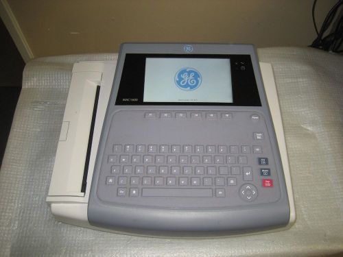 GE MAC 1600 EKG System  &#034;Power On Test Only&#034;