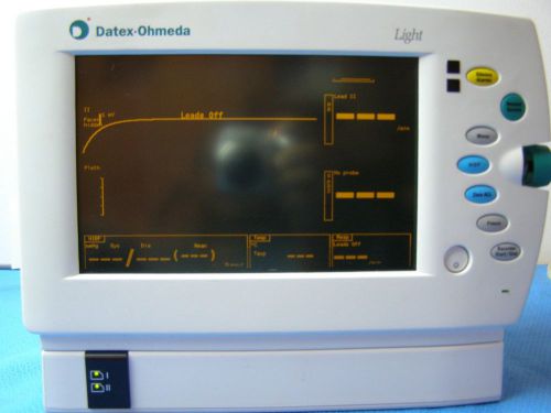 1:Unit Datex Ohmeda Light Patient Monitor