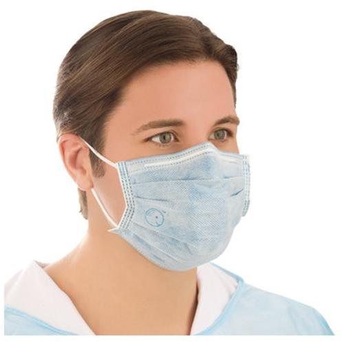 Curad® Antiviral Medical Face Mask, Pleated, 10/Box