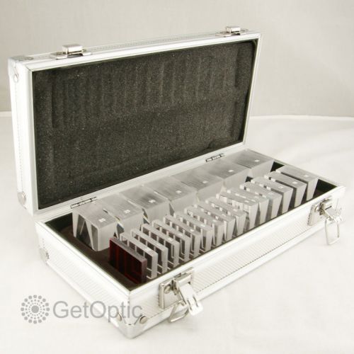 Optical Prism Bar Set 22 Piece Aluminium Case