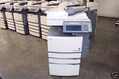 Toshiba e-studio 351c color copier-printer-scanner. scan to pdf files for sale