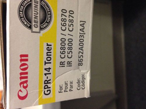 Canon GPR-14 Yellow Toner Cartridge