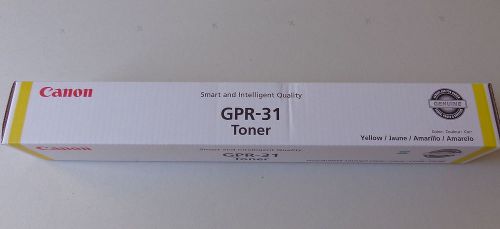 GENUINE CANON GPR-31 YELLOW TONER imageRUNNER ADVANCE C5035 C5030