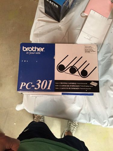 4x Brother PC 301 Printing Cartridge FAX NIB