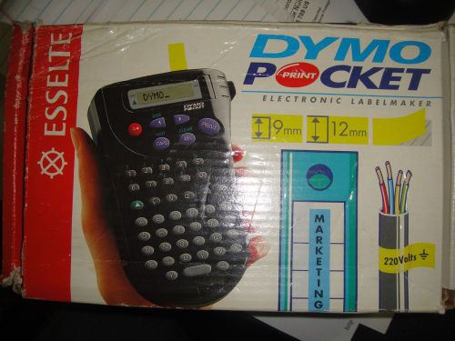 Dymo Pocket Electronic Labelmaker Handheld Labeling Device