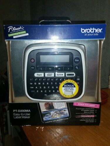 NEW BROTHER P-TOUCH PT-D200MA THERMAL LABEL PRINTER ELECTRONIC LABELING SYSTEM