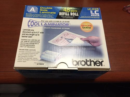 Brother Cool Laminator REFILL 4.8&#034; LC-D5R Double sided roll for LX-900 LX-910D