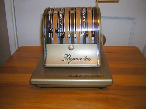 **VINTAGE PAYMASTER CHECK STAMPING MACHINE**