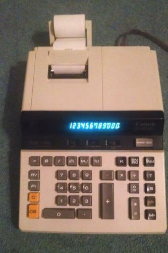 Canon CP1213D 12-Digit Commercial Desktop Printing Calculator w/ 5 New Rolls