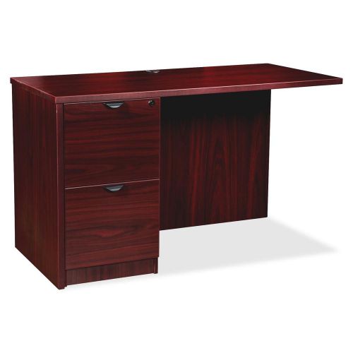 Lorell LLR79036 Prominence Series Mahogany Laminate Desking