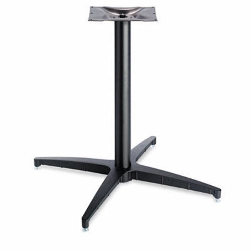 Iceberg OfficeWorks Round Table Base, 31w x 28h, Black (ICE65045)