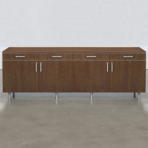 MODERN CREDENZA CABINET Designer Office Conference Storage Buffet Furniture NEW