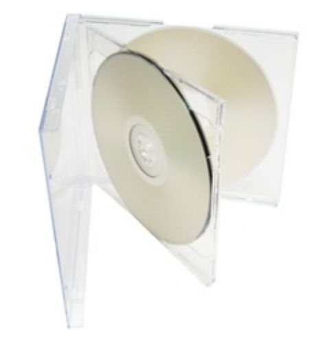 25 standard clear triple 3 disc cd jewel case for sale