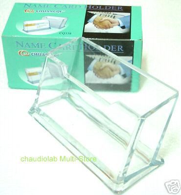 One Name / Business Card Holder - Transparent Plastic #0613C