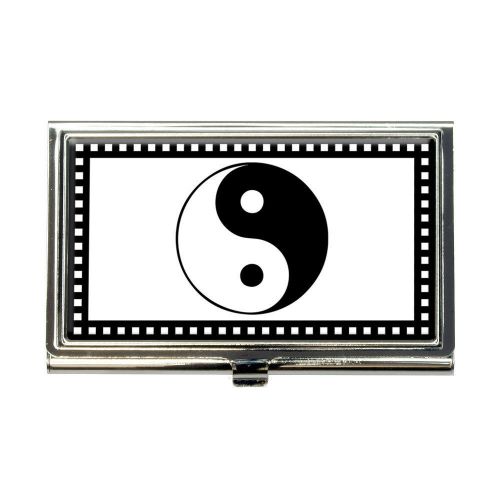 Yin Yang Symbol Business Credit Card Holder Case