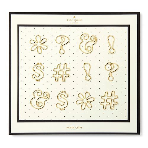 Kate spade new york office collection designer paper clips &#039;expletives&#039; 2014 for sale