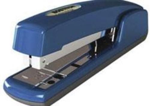 Stanley Bostitch Antimicrobial Full Strip Executive Desktop Stapler Blue