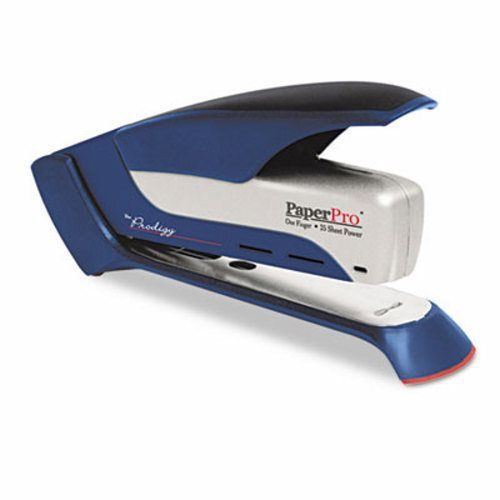 Paperpro Prodigy Spring Powered Stapler, 25-Sheet Capacity, Blue/Sil (ACI1118)