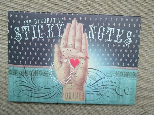 Papaya Art Good Fortune Palm Reading Sticky Note Post It Fashion Decorative Set