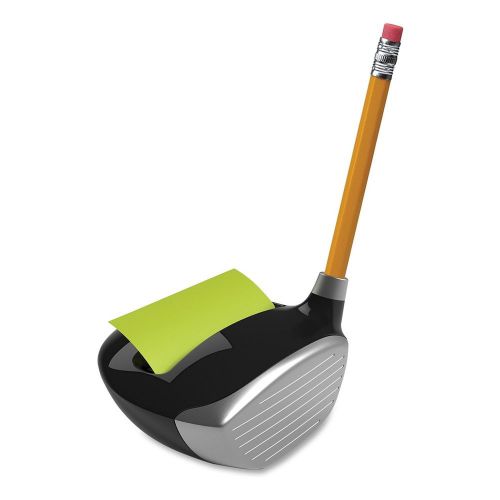 Post-it Pop-up Notes Golf Club Dispenser - 3&#034; X 3&#034; - Black (golf330)