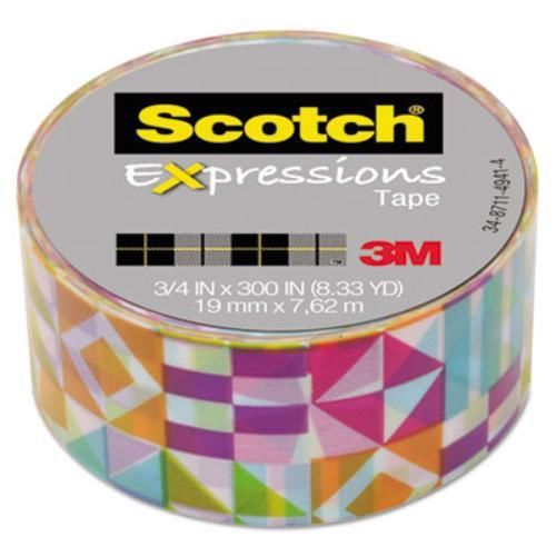 3m C214P13 Expressions Magic Tape, 3/4&#034; X 300&#034;, Glyphs