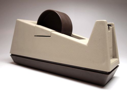 3M C25 Scotch Heavy-Duty Tape Dispenser, For Up to 1&#034;W Roll/3&#034; Core, Beige