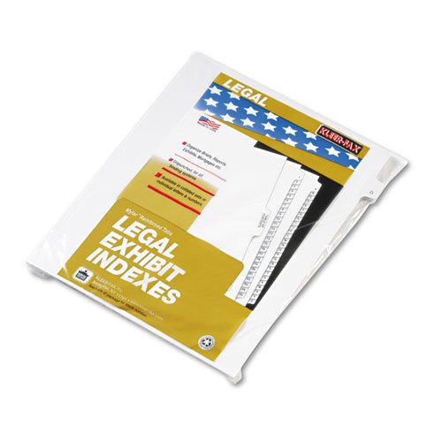 90000 Series Legal Exhibit Index Dividers, 1/26 Cut Tab, Title &#034;D&#034;, 25/Pack