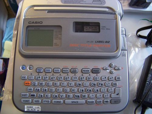 Casio Disc Title Printer CW-L300 - New Ink Cart.