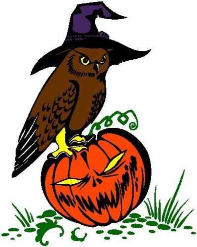 30 Custom Halloween Owl Personalized Address Labels