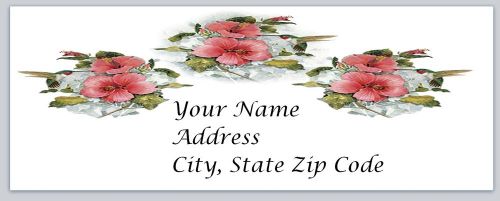 30 Personalized Return Address Labels Hummingbirds Buy 3 get 1 free (hb5)