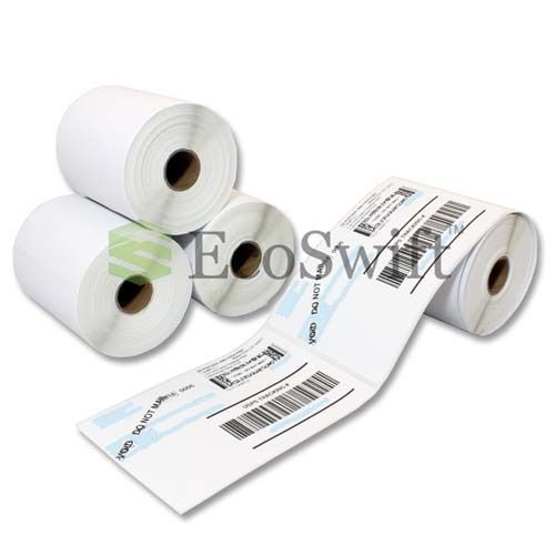 1 roll 250 4&#034; x 6&#034; zebra 2844 eltron direct thermal shipping printer 250 labels for sale