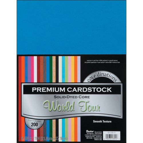 Darice Core-dinations Value Pack Cardstock 8-1/2-in x 11-in 200/Pkg GX220015