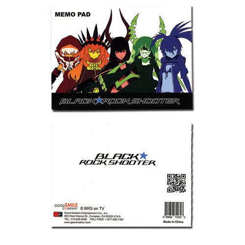 Memo Pad: Black Rock Shooter - Girls