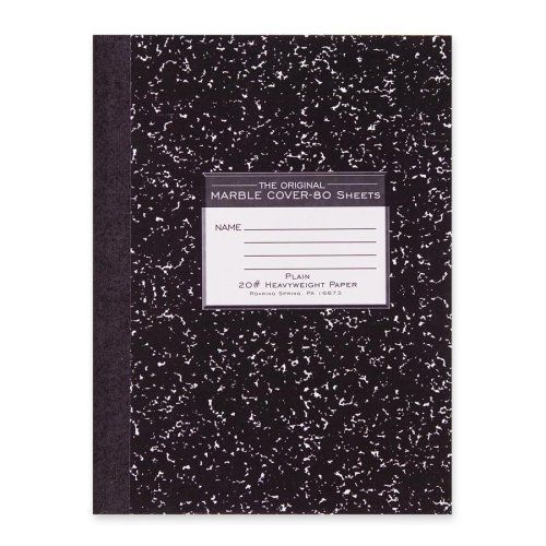 Roaring Spring Compostion Book - 80 Sheet - 20 Lb - Unruled - 7.88&#034; X (roa77479)