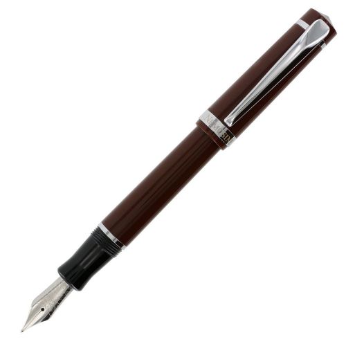 Nemosine singularity walnut fountain pen - german calligraphy 0.8mm nib for sale