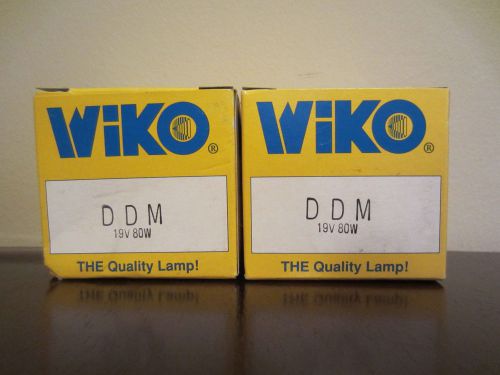 Pair of 2 Wiko AV/Photo Lamp DDM 19V 80W Projection Projector Bulb NIB