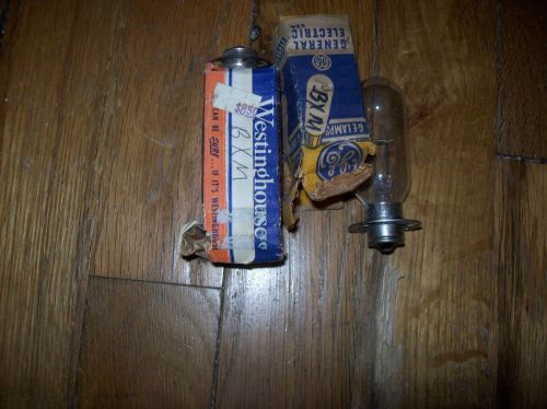 2   NOS PROJECTOR BULB/LAMP  BXM 9 VOLT 36 WATT 500 HOURS