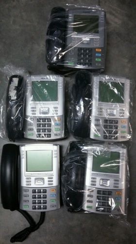 Lot Of (5) NORTEL 1140E - NTYS05 GREY IP BUISNESS PHONE