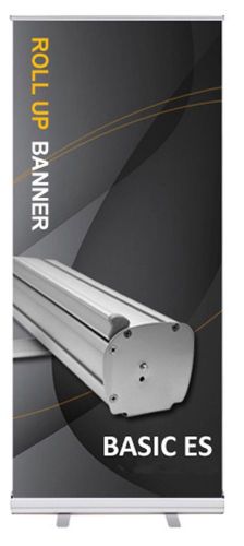 Basic retractable banner stand only 33“ x 79“ + free bag for sale