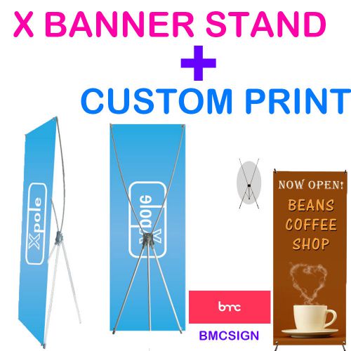 31&#034; x 71&#034; X-BANNER STAND + 31&#034; x 71&#034; CUSTOM PRINT