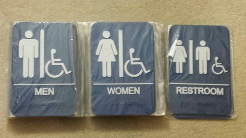 ADA Compliant Eaglestone Products Restroom Signs - 30