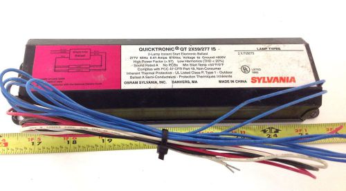 SYLVANIA QUICKTRONIC BALLAST QT 2X59/277 IS