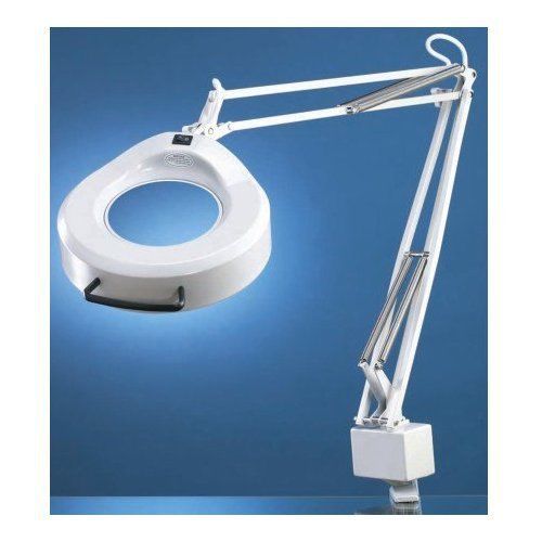 Luxo 16346LG IFM Magnifier Light, Gray w/45-inch arm