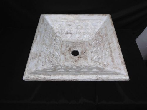 Walker Zanger Stone Sink - Light Tan / Beige &amp; White