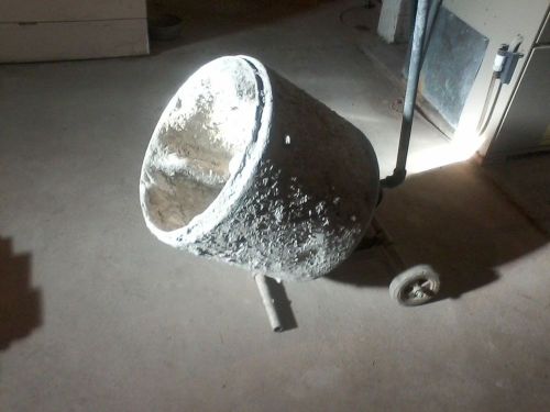 Homemade Cement Mixer