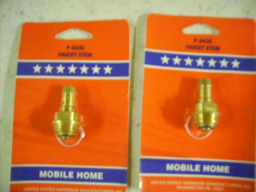 lot of 2 Faucet Stems P-043C